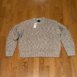 Abercrombie & Fitch Tan New With Tags Sweater Cozy Knit